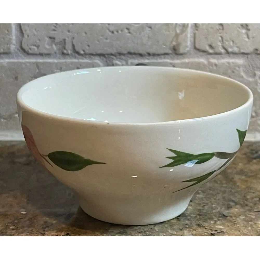 Franciscan‎ Desert Rose Tea Cup 4 Inch Pink Green Floral England Porcelain